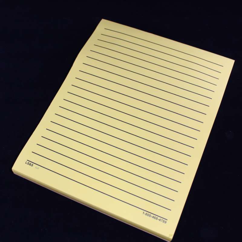 Bold Lined Paper Yellow
