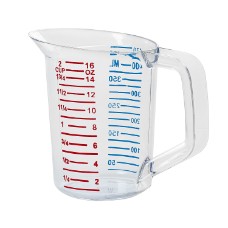 Bold Print 2 Cup Measuring Cup