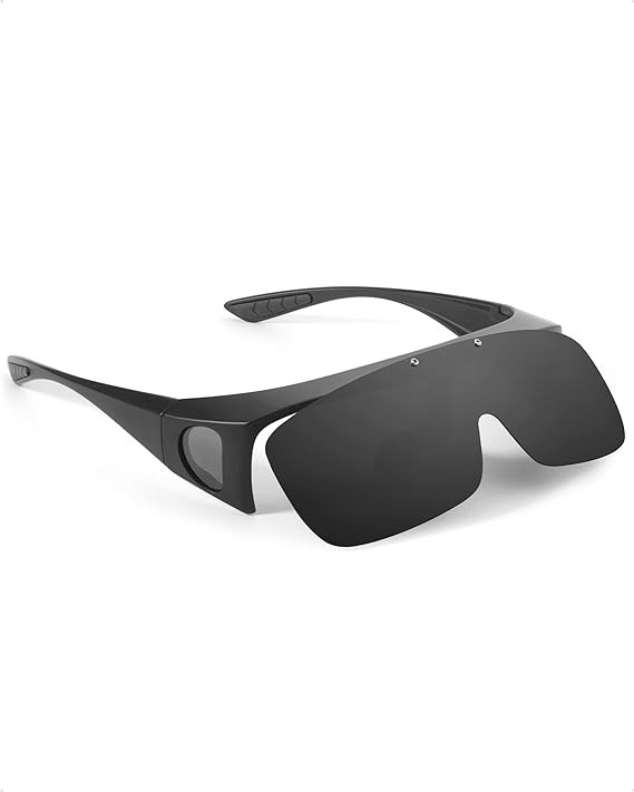Gray Fit Over Flip Sunglasses - Sharper Vision Store