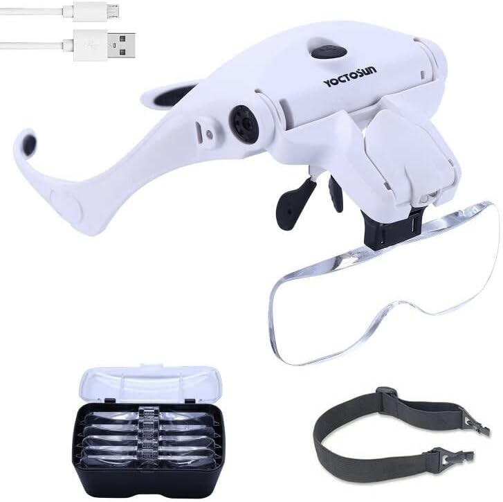 LED Head Magnifier