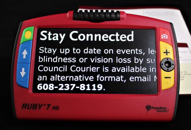 Handheld Ruby Video Magnifier