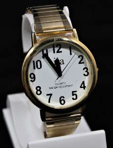 Large Print Watch (White)